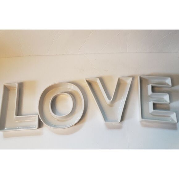 Ceramic Love Candy/Nut Dishes - Picture 2 of 7